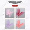 48cm Big Simulation Butterfly Gauze Material Hollow Design 3D Butterfly Large Size 3D Effect Hanging Butterfly
