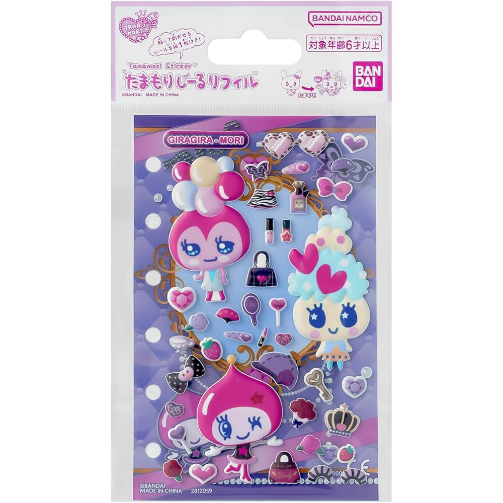 

Bandai Tamagotchi Tamamori Seal Refill Glitter Set Age 6 and Up Toy
