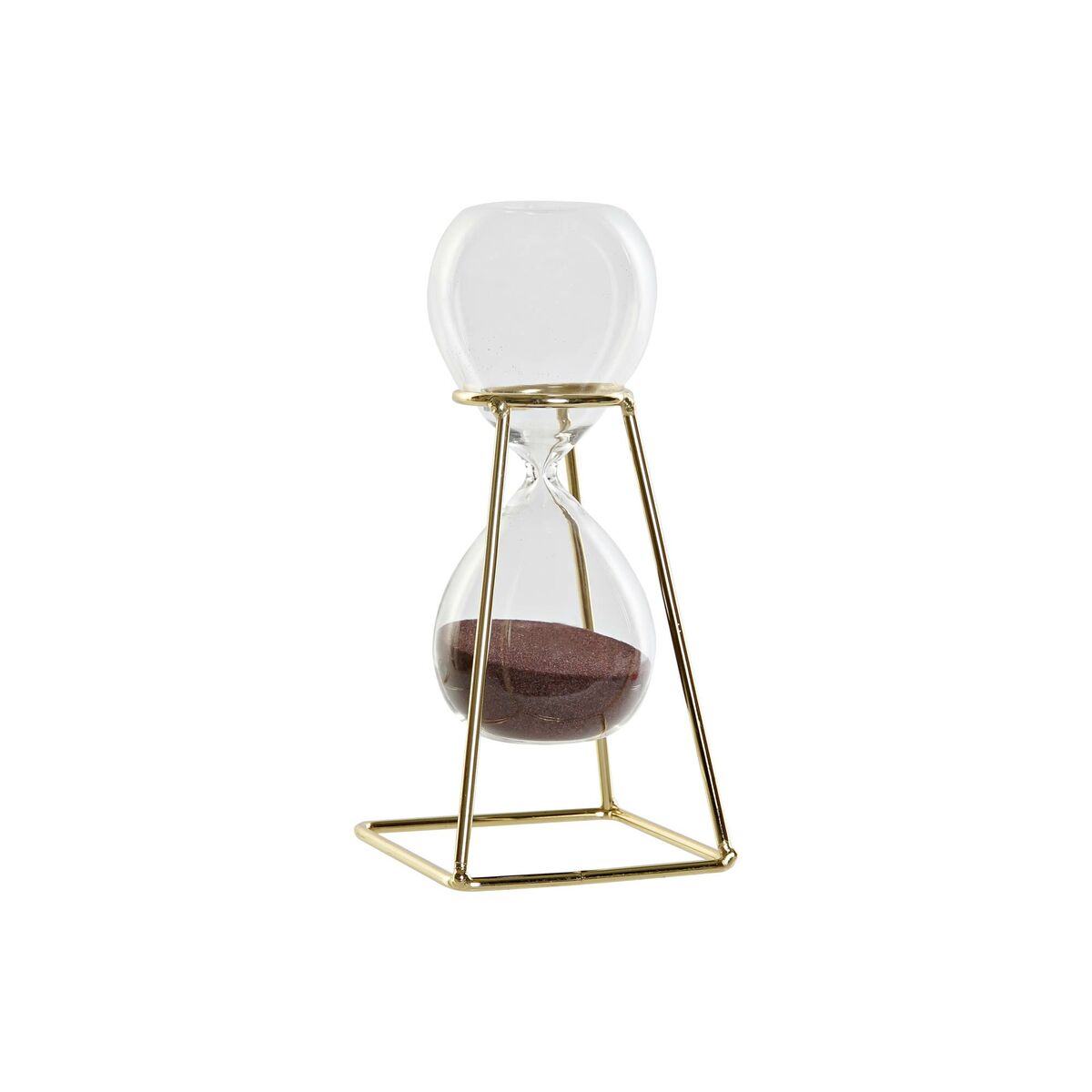

Декоративная фигурка DKD Home Decor Песочные часы 8 x 8 x 19 см Золотой Прозрачный