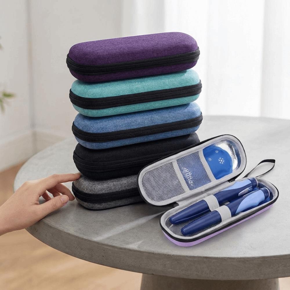 EVA Insulin Cooler Bag Waterproof Insulin Cooler Travel Case Insulin Organizer Outdoor