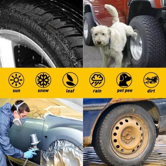 4PCS 30-32'' Waterproof Tire Covers Wheel&Tyre RV Trailer Camper Sun Protector