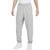 Nike Calça Casual Esportiva Solo Swoosh com Punho Elástico Masculina Parte de Baixo Cinza Escuro Branco DX0816-063