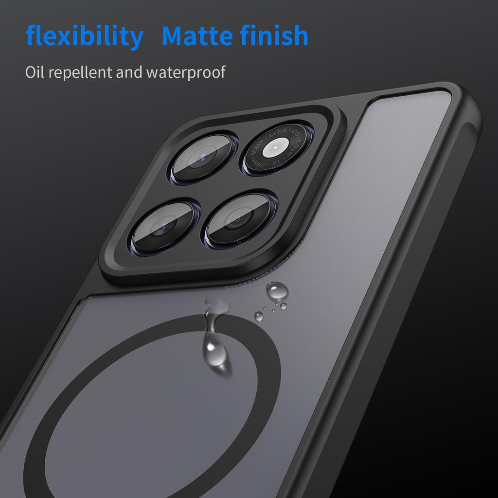 Case for Motorola Moto Edge 60 Fusion Magsafe Cover For Moto Edge 60s Pro Matte Clear Magnetic Wireless Charge Shockproof Funda