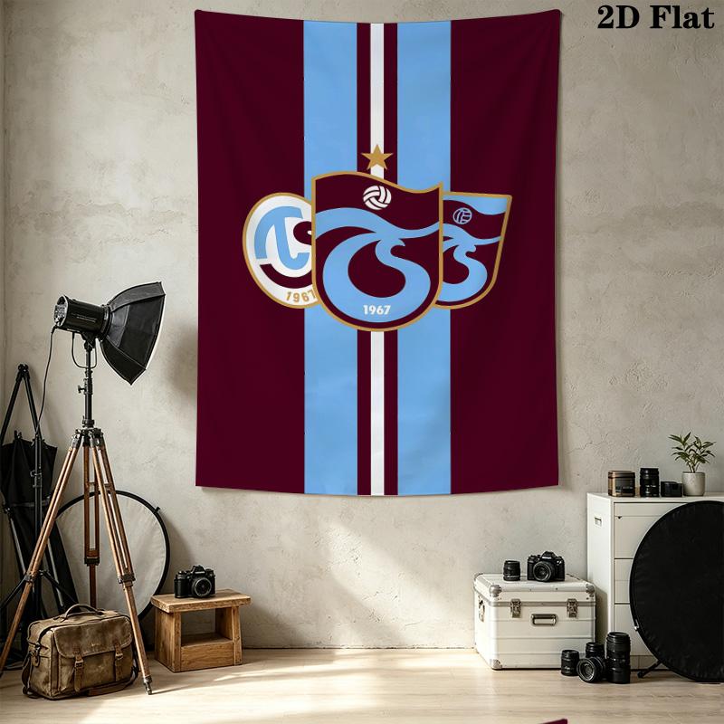 Trabzonspor Wall Tapestry Aesthetic Wall Hanging Printed Fabric Blanket Decorative Tapestries For Bedroom Living Room Home Decor