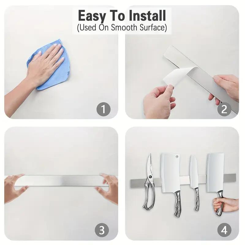 Professional Magnetic Strip Stainless Steel Magnetic Knife Holder Rack Kitchen Knife Shelf Bar 30 40 50 cm Kitchen Accessories