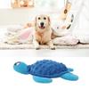 Dog Chew Toy Turtles Toy Fetching Tug for Aggressive Chewers Outdoor Training Toy Squeaky Tug-of-war Game