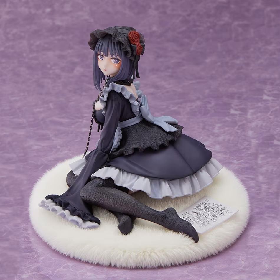 2pcs My Dress-Up Darling Anime Figure Black Maid Outfit Kitagawa Marin Action Figure Shizuku Kuroe Figurine Collection Model