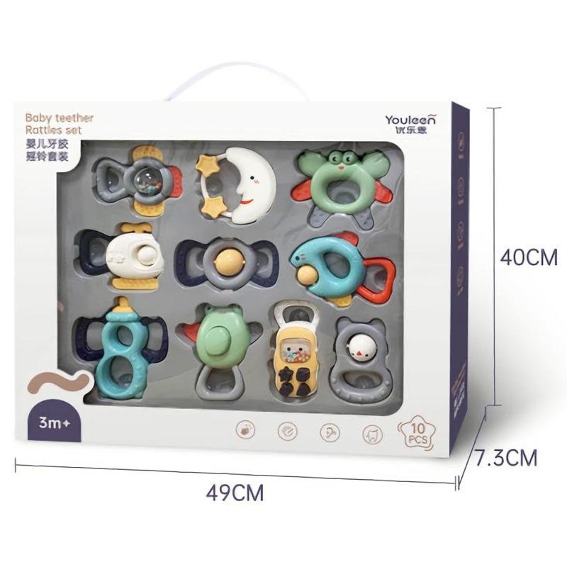 Genuine Newborn Baby Hand Rattle 0-6 Months Baby Educational Early Education Grasping Training Toothpaste Biting Toy