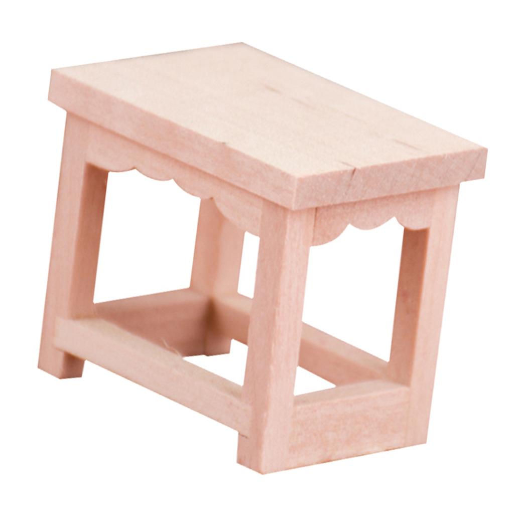 1:12 Scale Stool Dollhouse Miniatures Furniture Model