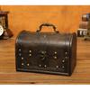 Vintage Wooden Jewelry Storage Box Organizer Container for Case Keepsake Chest for Souvenirs Xmas Birthday Valentines