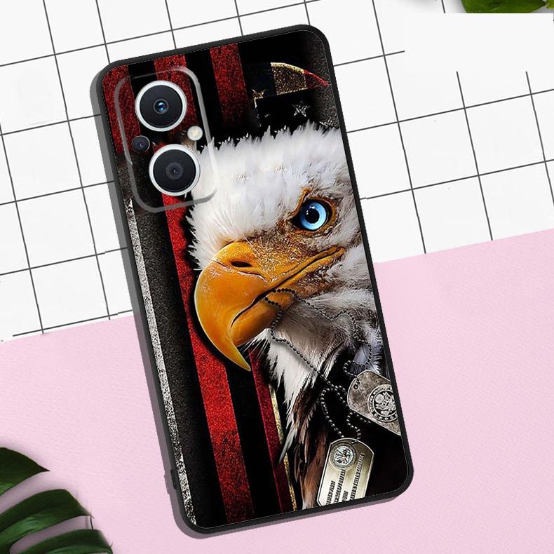 

USA American Flag Case For OPPO Reno 7 8 10 11 12 13 Pro 13F 12F 11F 8T OPPO Find X8 Pro X6 X3 X5 Lite Cover OPPO Reno8 5G