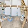 Sensory Baby Gym Toys Play Frame Rabbit Wooden Beech Activity Gym Frame Cute   Infant/Toddler