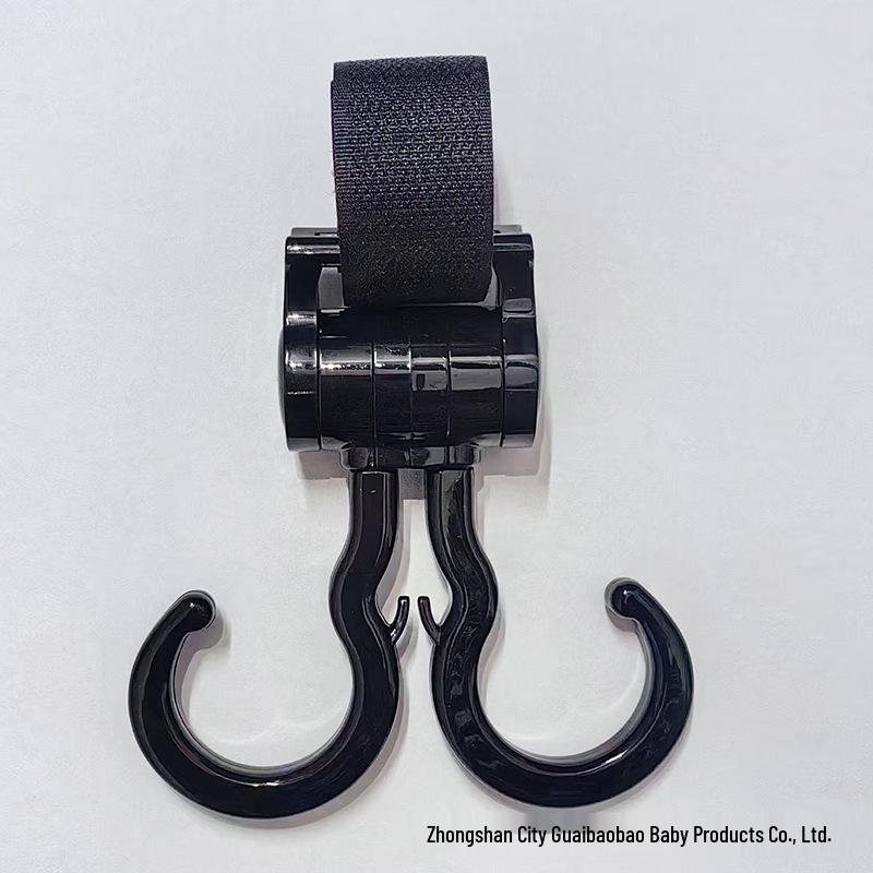 Rotatable Double Stroller Hooks - Baby Stroller Accessories