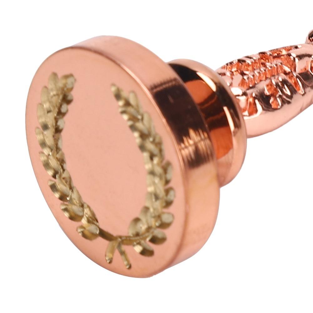 Removable Head Wax Stamp Handle Metal Handle Sealing Stamp Metal Wax Stamp For Greeting Cards