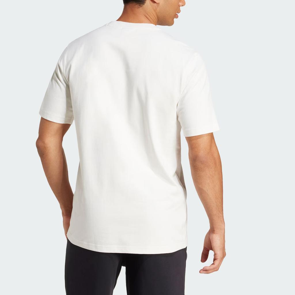 Adidas Originals Anniversary Germany 125th Anniversary Series Casual Culture Short Sleeve T-Shirt Men Tops White JD7139