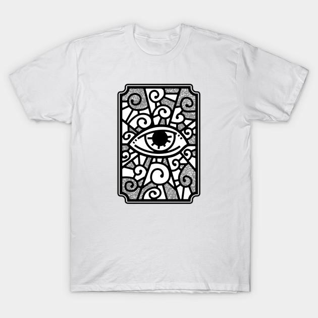 

T Shirt Women Ornate Eye Harajuku Print Kawaii Tshirt Summer Short Sleeve Female T-Shirt Top Tee S розовый