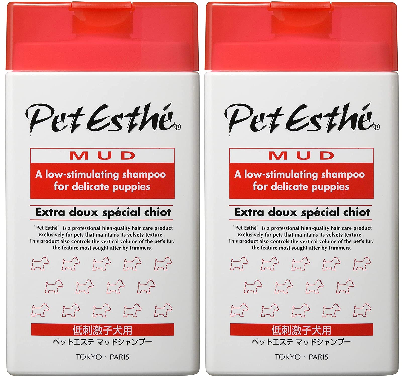 

Pet Esthe Mud Шампунь гипоаллергенный для щенков 350 мл x 2 флакона набор