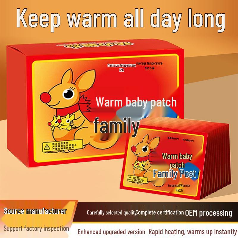 Winter Warm Baby Selbsterwärmendes Pflaster: Schnelle, langanhaltende Wärme für Hände, Taille, Bauch, Füße und Knie.