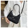 Fashion Sense Small Dumpling Bag Fashionable New Trendy Casual Shoulder Bag Simple Contrasting Color Women's Bag Advanced Sense