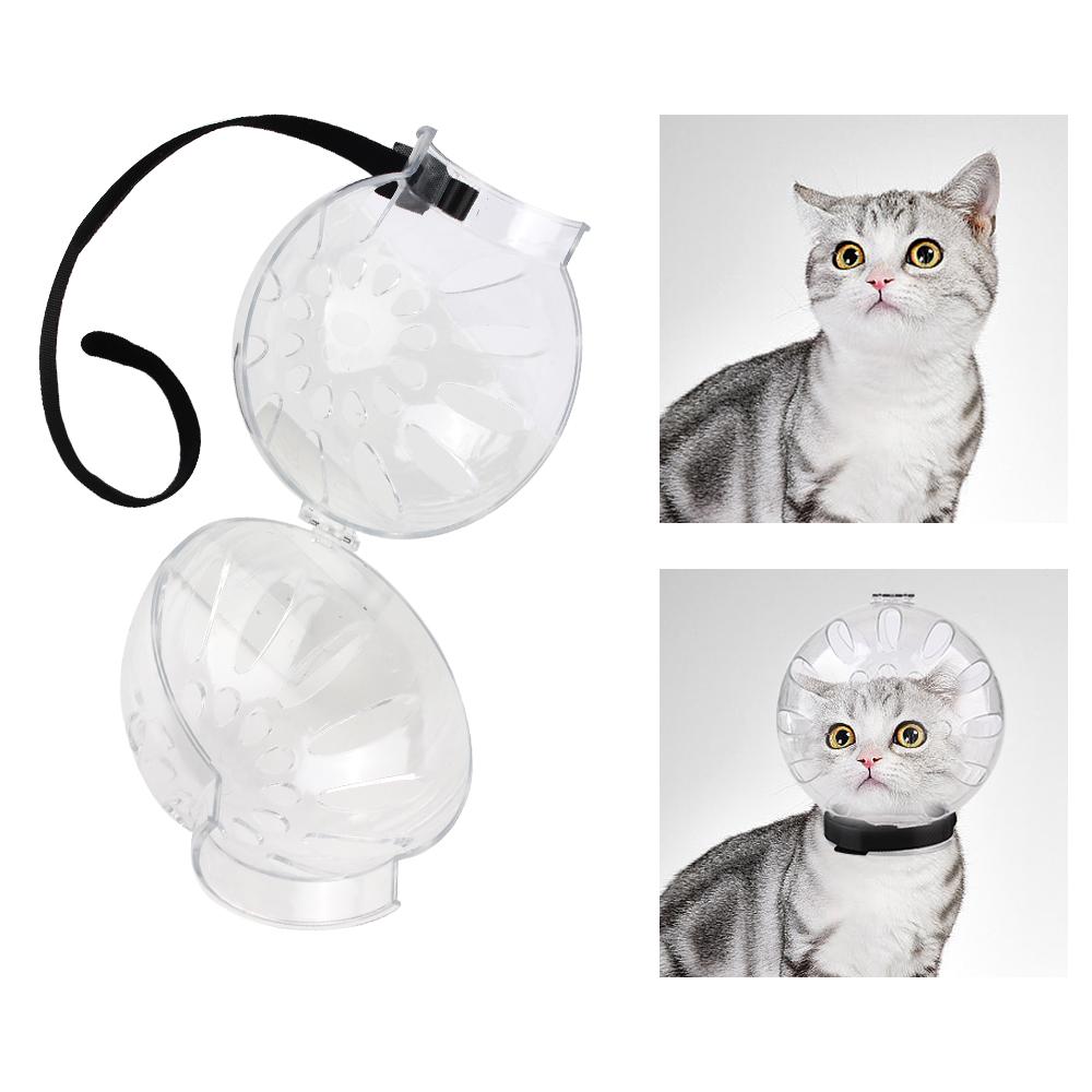 Cat  Muzzle Cat Grooming Supplies Anti-Bite Breathable Anti-Licking Bath Grooming Protective Space Hood Grooming Mask