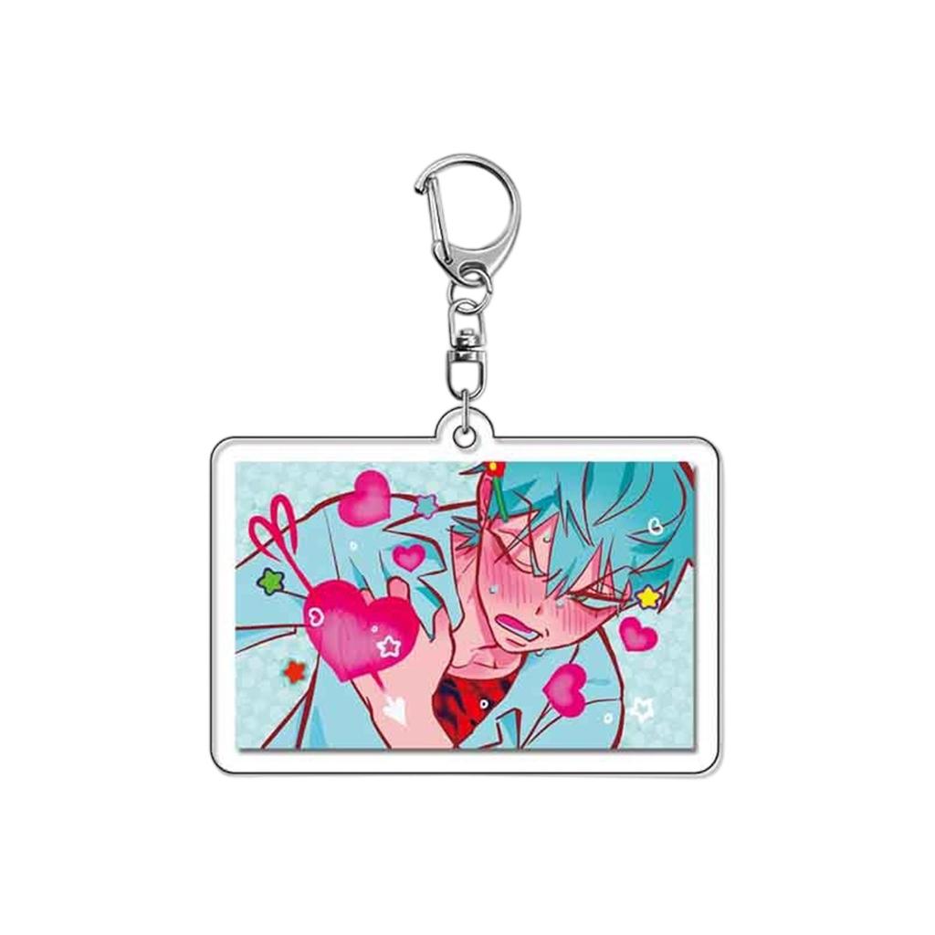 Anime Perifere Acryl Sleutelhanger Hanger, Schattige Student Anime Rugzak Hanger