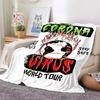 G-Gallery D-Dept Print Flannel Blanket Children Teen Family Gift Portable Home Travel Bed Sofa Office Plush