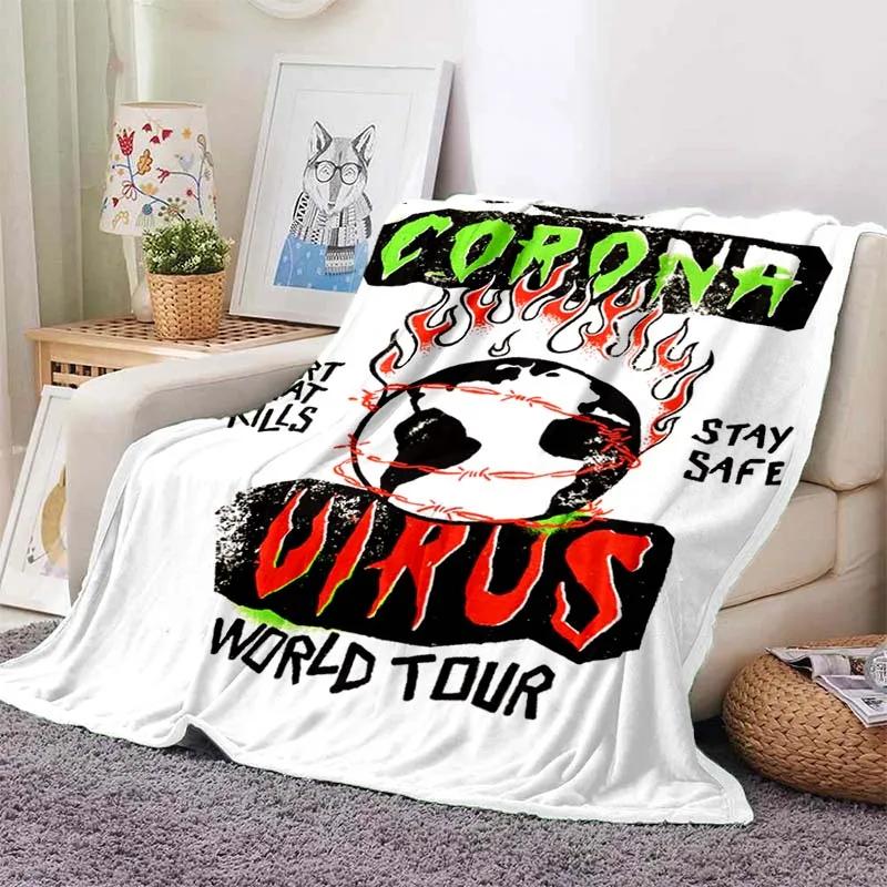 G-Gallery D-Dept Print Flannel Blanket Children Teen Family Gift Portable Home Travel Bed Sofa Office Plush