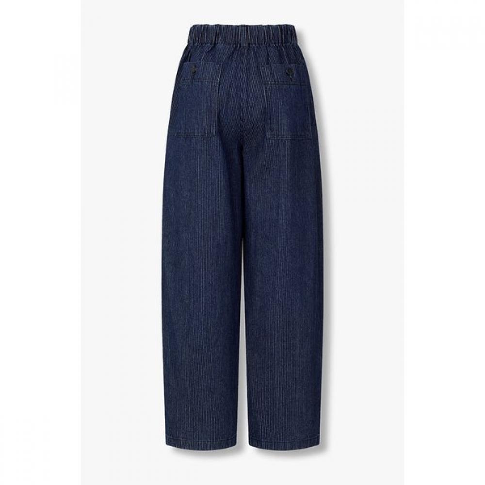 STUDIO TOMBOY Women Stripe Tuck Denim Pants 9176362973ar