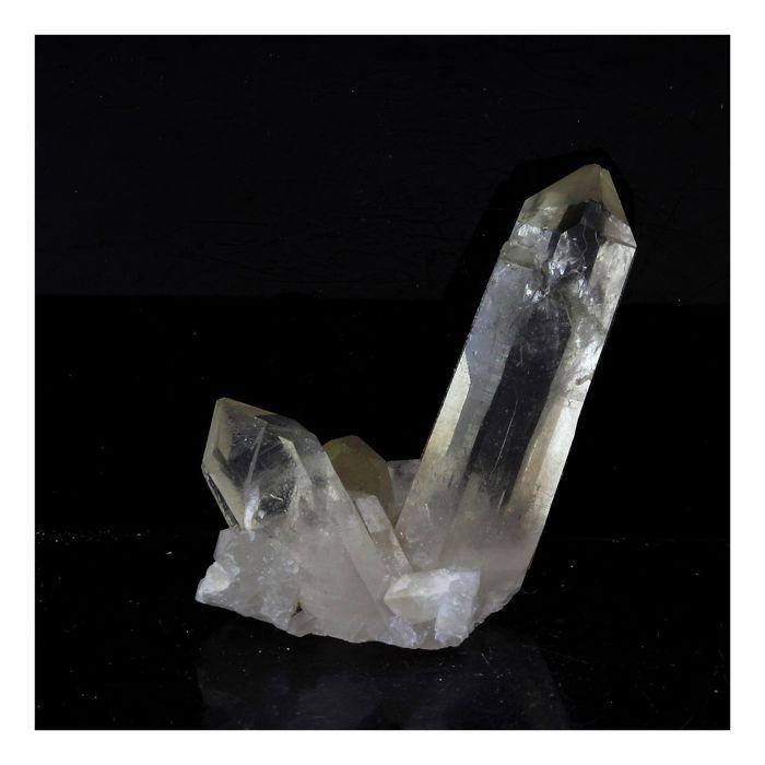 Pierres et Minéraux. Quartz fumé. 54.5 ct. Lac Blanc, Alpes d'Huez, Bourg d'Oisans, Isère, France.