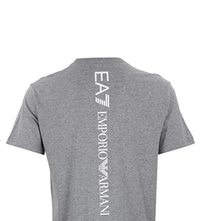 EMPORIO ARMANI EA7 SS24 T Shirt Men's Gray 8NPT18-PJ02Z-3905