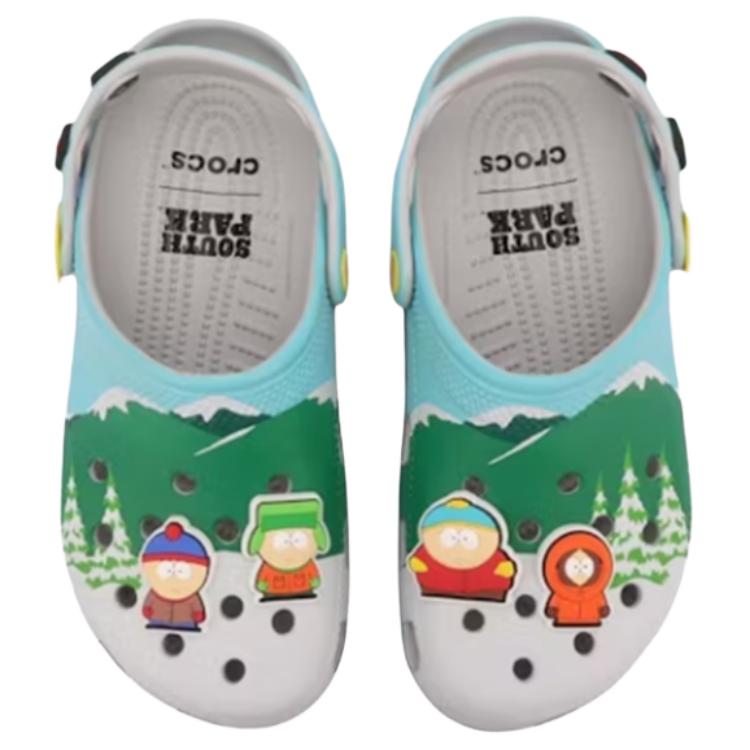 Crocs Klasické dřeváky Pánské Modré/Zelené 211509-90H