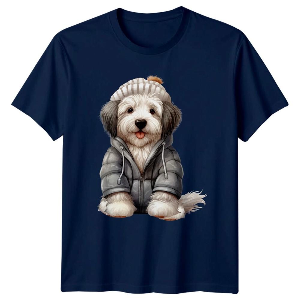 Winter Dog Animals Graphic Tee Unisexs TShirt Unisexs Tee Unisex Top
