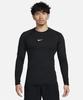 Pro Warm Long Sleeve Top M - Black:White / Fb7983-010