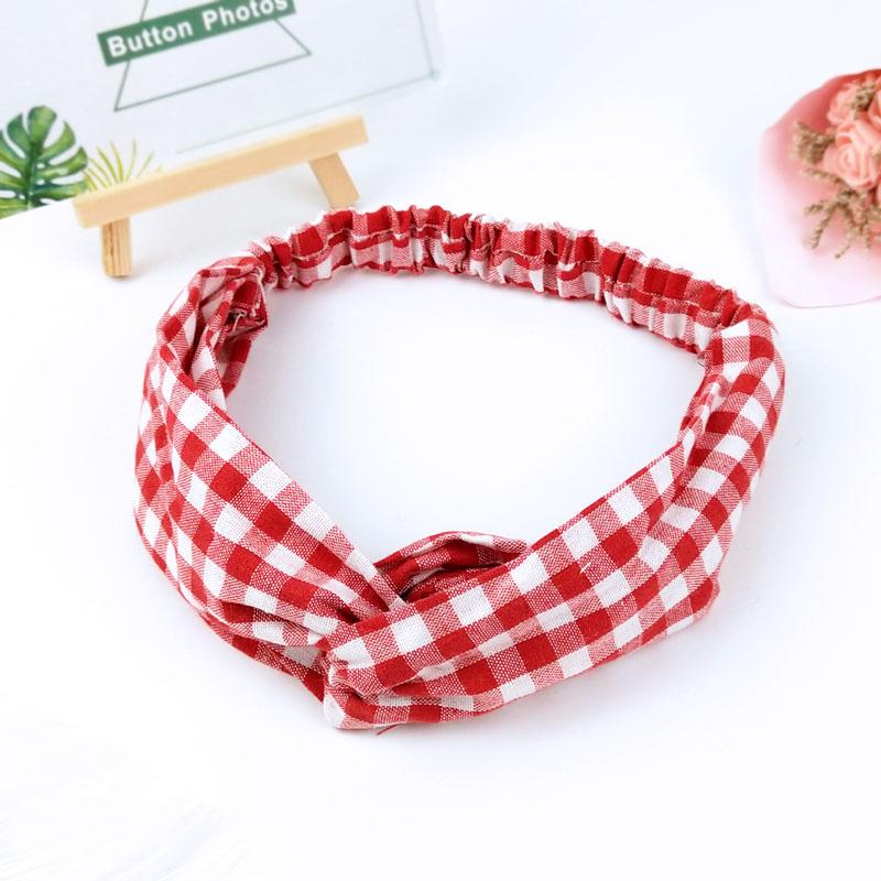 Scrunchies Frau Geknoteter Turban Haaraccessoires für Mädchen Stirnband Turban Elastisches Haarband Kopfwickel Gestreifte Haar-Scrunchies