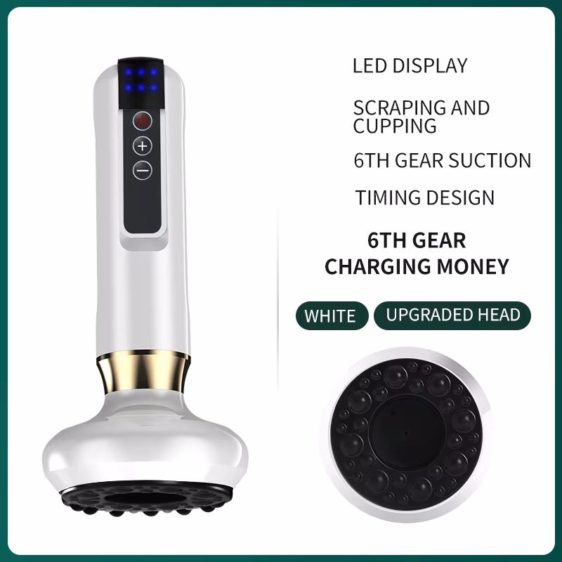 Electric Cupping Device Chinese Medicine Vacuum Suction Jars Infrared Heating Chinese Massage for Back Scraping Relieve Fatigue