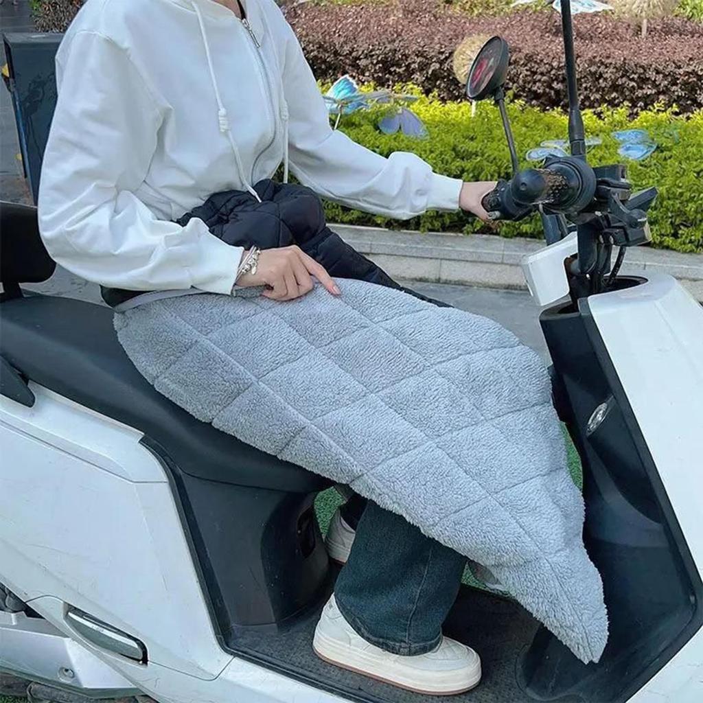 winter Motorcycle Windproof Leg Cover electric vehicle thickened fleece-lined windproof leg blanket skirt Scooter Leg Protector