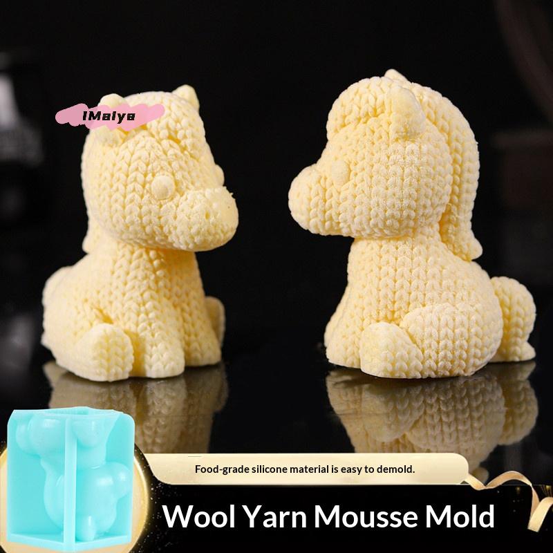 1Pc Food-Grade Silicone Horse Mousse Mold for Chinese New Year Zodiac Milk Jelly Cake Dessert Baking Heat-Resistant Kitchen Tool