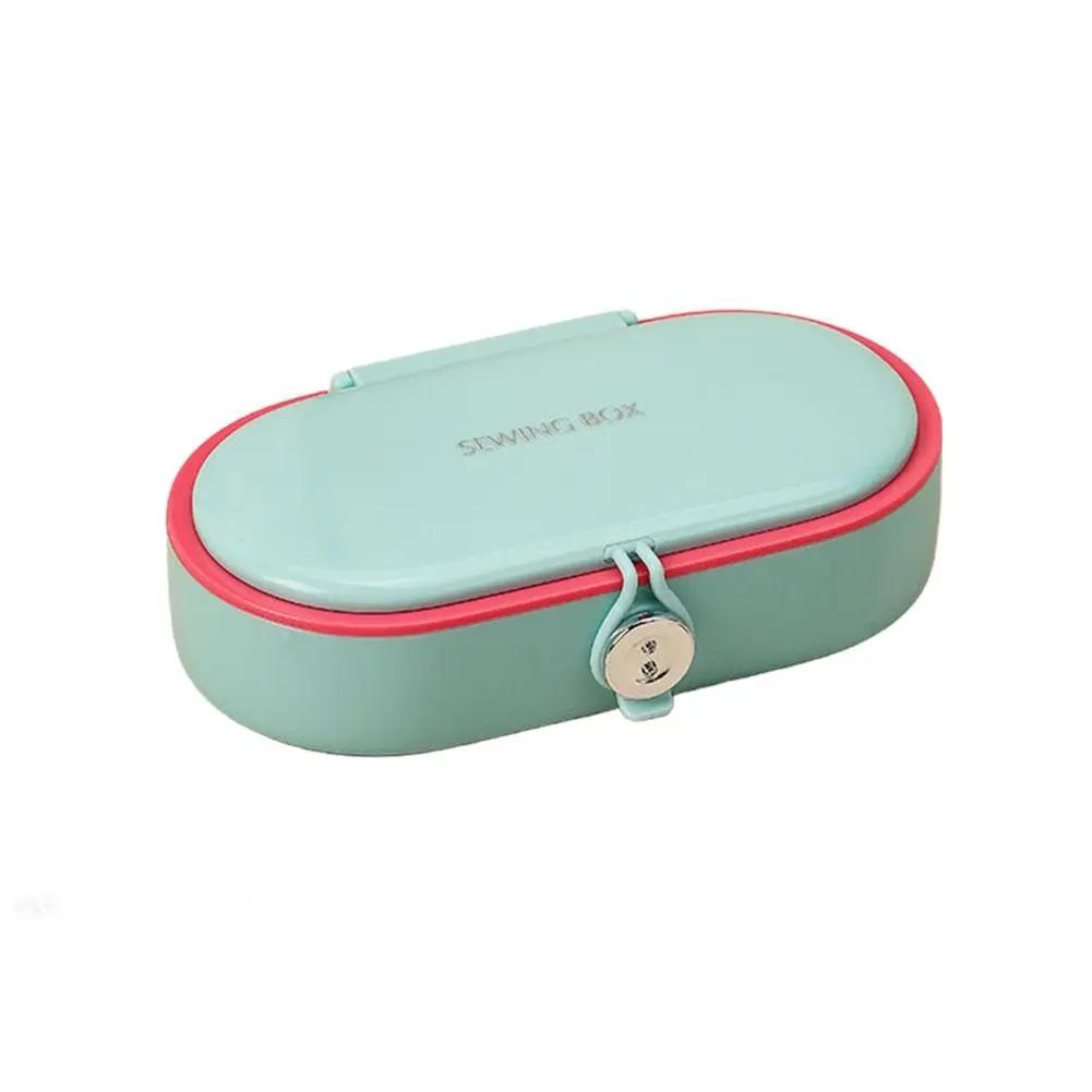 Sewing Kit With Magnetic Needle Holder Compact Multi Purpose Sewing Supplies Set Portable DIY Repair Tool For Adults Beginners