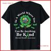 Mental Health Awareness Sunflower Earth Dragonfly T-shirt