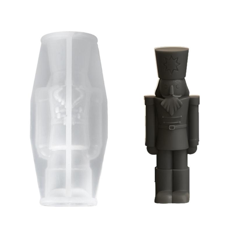 

Easy Releasing Crafting Silicone Mold King Soldier Statues Moulds Candle Silicone Molds Suitable for Various Materials