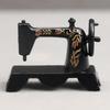 Black Sewing Machine Head Dollhouse Miniature Furniture and Food Play Accessories