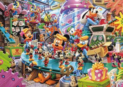 Tenyo σε Παζλ Disney Toy Factory με Κάρτα Υπηρεσιών (Tenyo) [Κατασκευασμένο Ιαπωνία] 108 Κομμάτια του Μίκυ (18,2x25,7 εκ) D-108-774 Κόλλα, Σπάτουλα,