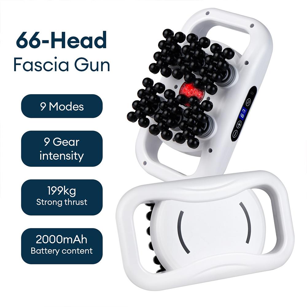 66-head Fascia Gun High Frequency Vibration Body Massage Gun Back Massager Waist Massager Neck Shoulder Thigh Fascia masajeador