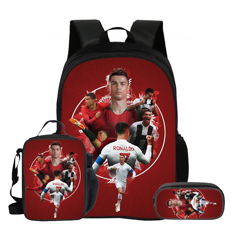 Boys Girls Everyday Backpack Knapsack Football Star Starry Sky Backpack School Tote L-Lamin Yamal Roomy Mochila Rucksack School