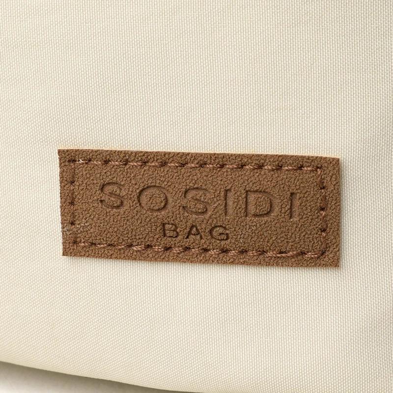 3 Main Pockets High Capacity Shoulder Crossbody Bag for Women Multi-pocket Purse Canvas Handbag Suitable for Mothers Shopping