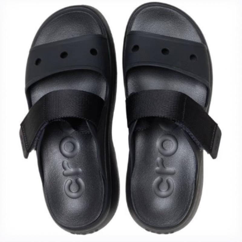 Crocs Soho Two Strap Sandal Black 212861 001