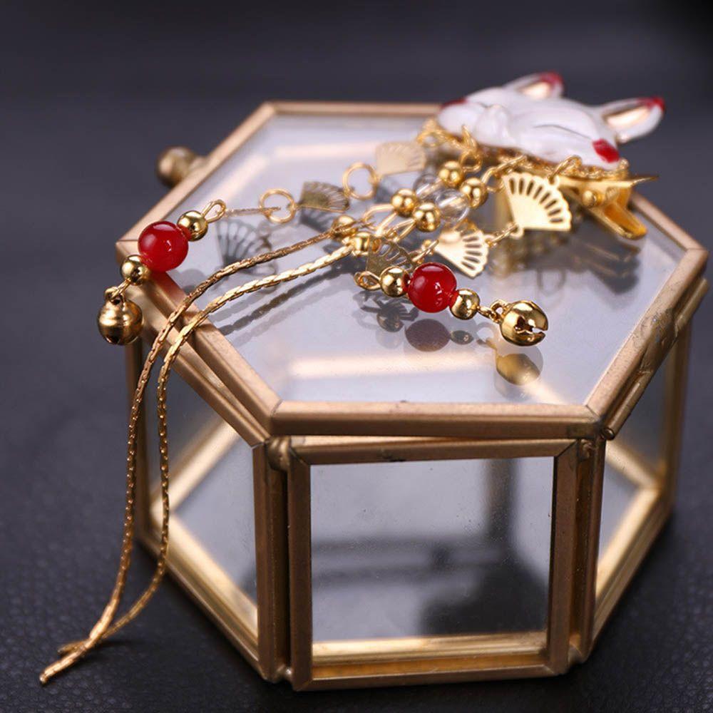 Girl Cute Cosplay Kimono Hanfu Tassels Hair Clip Hairpin Hair Accessories Rabbit