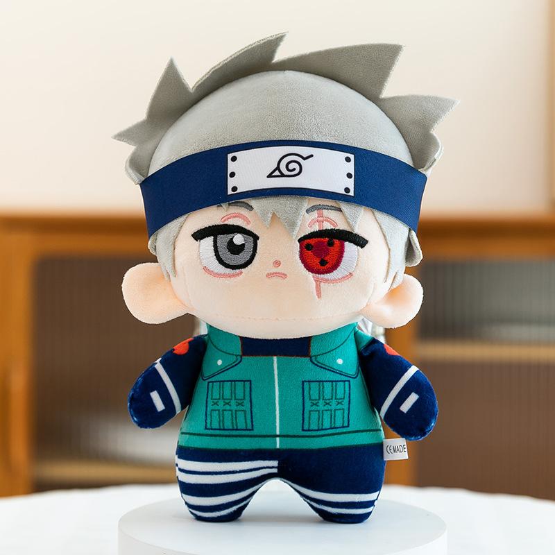 

Popular New Naruto Cotton Doll Plush Anime Cute Peripheral Stuffed Animals Mini Toy Gifts 2D Cuddly Fluffy Huggable Kawaii Comfort Adorable Soft About 23cm