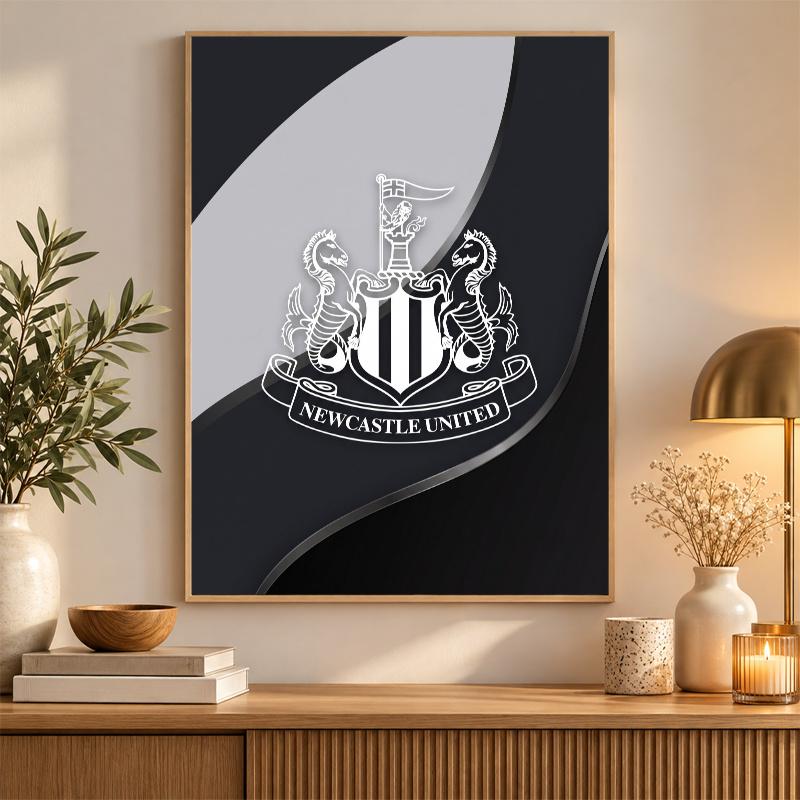 Newcastle United Football Diamond Painting Kit 5D Full Drill DIY Diamond Mosaic Wall Art Home Decor