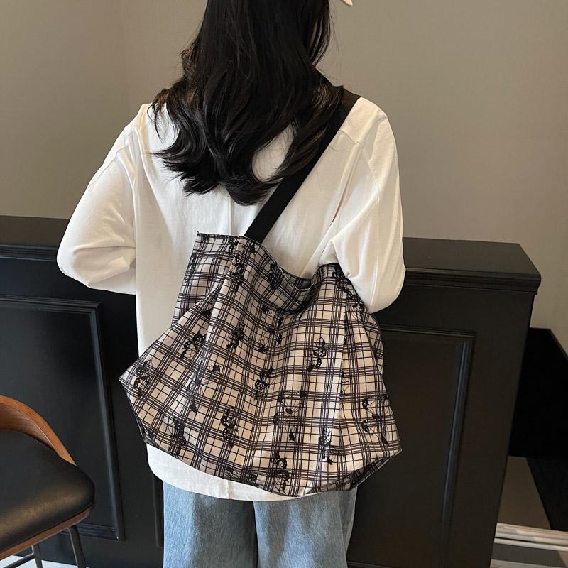 Women Tote Bag Floral Print Large Capacity Shoulder Bag